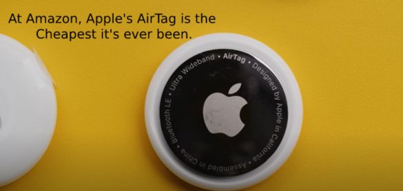 At Amazon, Apple AirTag is the cheapest it's ever been.